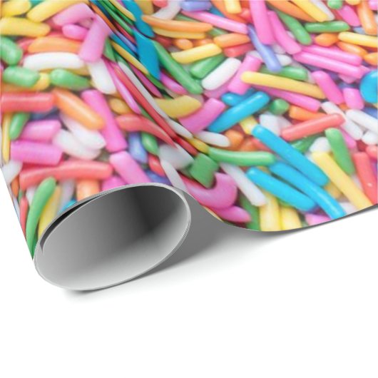 Rainbow-Sprinkles Geschenkpapier (Rolleneckpunkt)