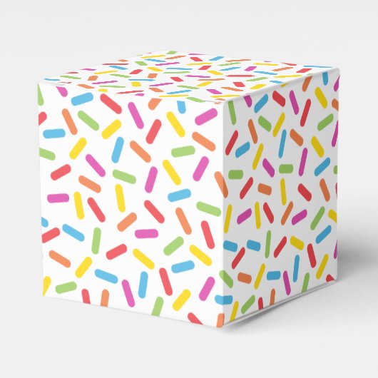 Rainbow Sprinkles Geschenkschachtel (Vorderseite)