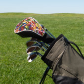 Rainbow Sprinkles Golf Headcover (In SItu)