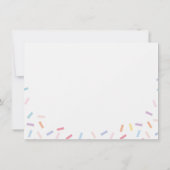 Rainbow Sprinkles Ice Cream Baby Vielen Dank (Rückseite)