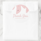 Rainbow Sprinkles Ice Cream Cake Zuckerguss Rosa Runder Aufkleber (Tasche)