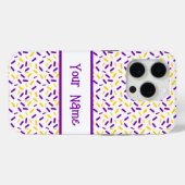 Rainbow Sprinkles Intersex Pride Flag Case-Mate iPhone Hülle (Rückseite (Horizontal))