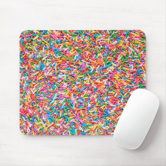 Rainbow-Sprinkles Mousepad (Mit Mouse)