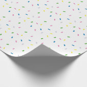 Rainbow Sprinkles Muster Geschenkpapier (Ecke)