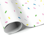 Rainbow Sprinkles Muster Geschenkpapier (Rolleneckpunkt)