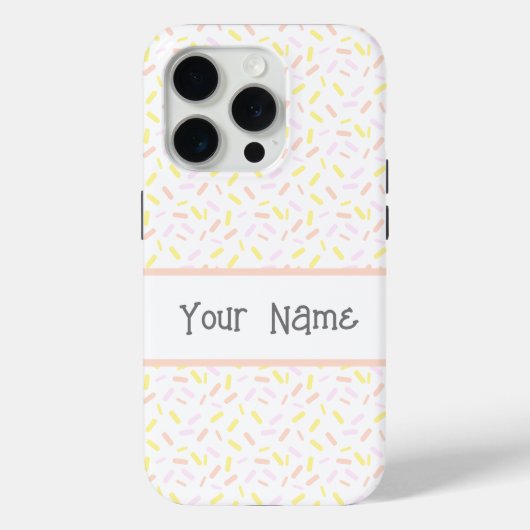 Rainbow Sprinkles Pangender Pride Flag Case-Mate iPhone Hülle (Rückseite)