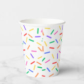 Rainbow Sprinkles Paper Party Cups Pappbecher (Rechts)