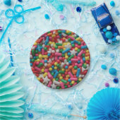 Rainbow sprinkles pappteller (Party)