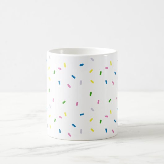 Rainbow Sprinkles Pattern Tasse (Mittel)