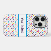 Rainbow Sprinkles Polyamory Pride Flag iPhone Hülle (Rückseite (Horizontal))