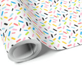 Rainbow Sprinkles, Quee Stolperflagge Geschenkpapier (Rolleneckpunkt)