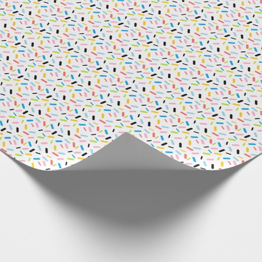Rainbow Sprinkles, Quee Stolperflagge Geschenkpapier (Ecke)