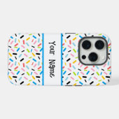 Rainbow Sprinkles, Quee Stolperflagge iPhone Hülle (Rückseite (Horizontal))
