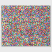 Rainbow Sprinkles Rainbow Jimmies Geschenkpapier (Flach)