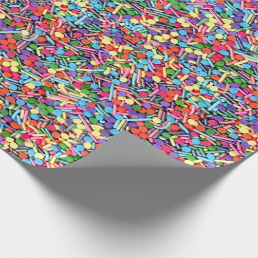 Rainbow Sprinkles Rainbow Jimmies Geschenkpapier (Ecke)