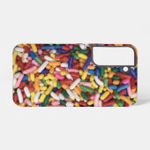 Rainbow Sprinkles Samsung Galaxy Hülle (Rückseite (Horizontal))