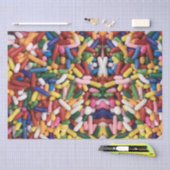 Rainbow Sprinkles Seidenpapier (Handwerk)