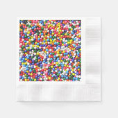 Rainbow-Sprinkles Serviette (Vorderseite)