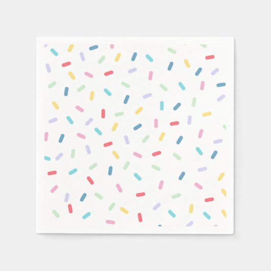 Rainbow Sprinkles Serviette (Vorderseite)