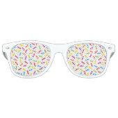 Rainbow Sprinkles Sonnenbrille (Vorderseite)