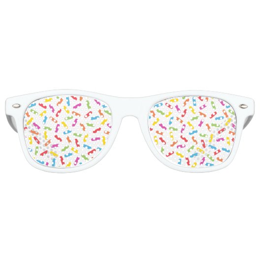 Rainbow Sprinkles Sonnenbrille (Vorderseite)