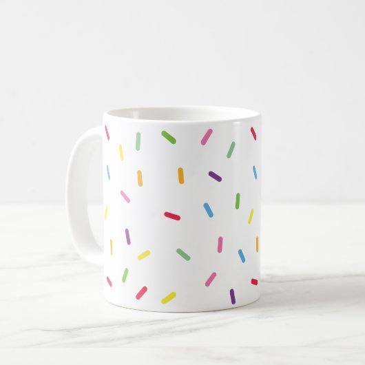 Rainbow Sprinkles Tasse (Vorderseite Links)