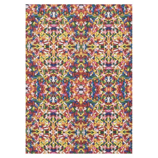 Rainbow Sprinkles Tischdecke (Vorderseite)