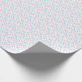 Rainbow Sprinkles Transgender Pride Flag Geschenkpapier (Ecke)