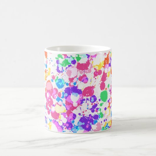 Rainbow Spritzer Art Colorado Kaffeetasse (Mittel)