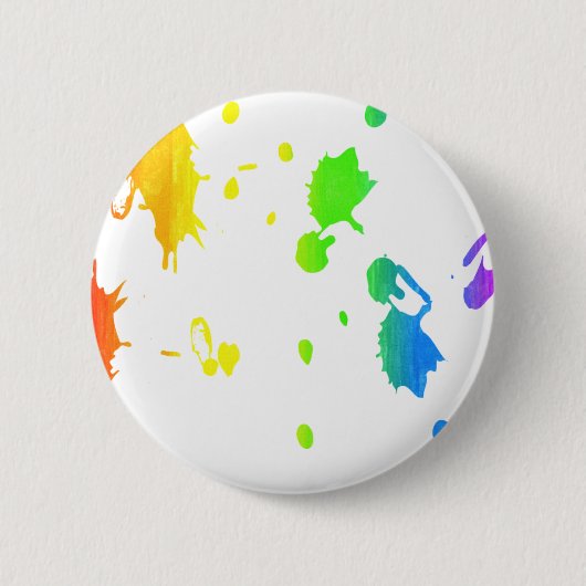 Rainbow-Spritzer Button (Vorderseite)
