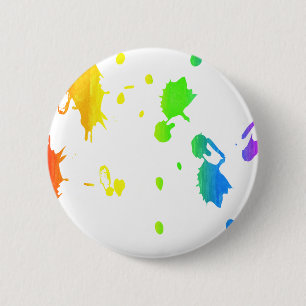 Rainbow-Spritzer Button