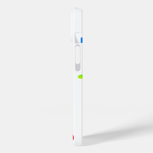 Rainbow-Spritzer Case-Mate iPhone Hülle (Rückseite / Links)