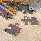 Rainbow Spritzer Cat Jigsaw Puzzle (Seite)