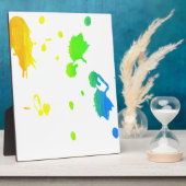 Rainbow-Spritzer Fotoplatte (Seite)