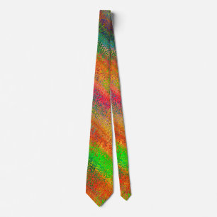 Rainbow Spritzer Krawatte
