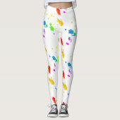 Rainbow-Spritzer Leggings (Vorderseite)