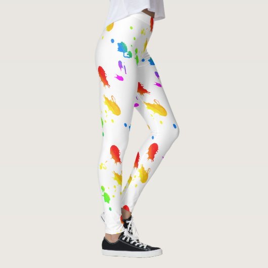 Rainbow-Spritzer Leggings (Rechts)