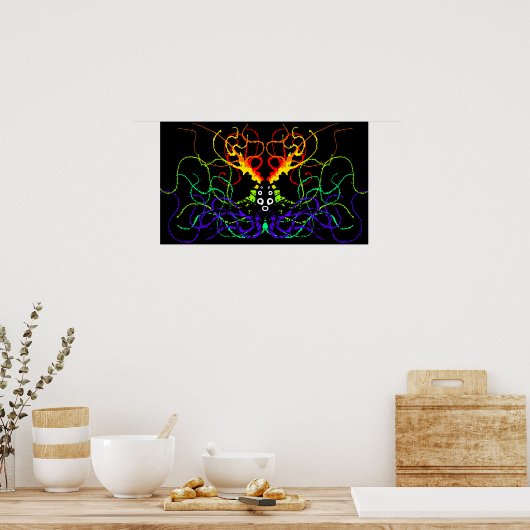 Rainbow Spritzer Poster (Küche)
