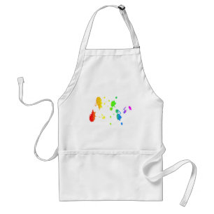 Rainbow-Spritzer Schürze