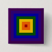 Rainbow Square Button (Vorderseite)