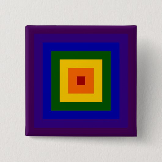 Rainbow Square Button (Vorderseite)