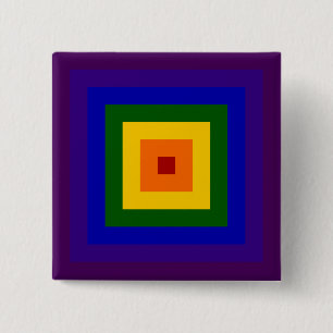 Rainbow Square Button