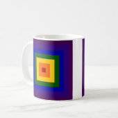 Rainbow Square Kaffeetasse (Vorderseite Links)