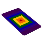 Rainbow Square Magnet (Rechte Seite)