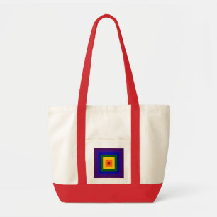 Rainbow Square Tragetasche
