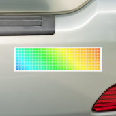 Rainbow Squares Autoaufkleber (Auf Auto)