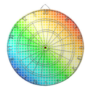 Rainbow Squares Dartscheibe