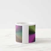 Rainbow Squares Espressotasse (Vorderseite)