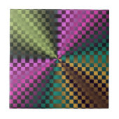Rainbow Squares Fliese (Vorderseite)