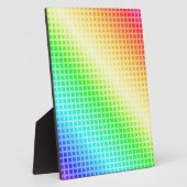 Rainbow Squares Fotoplatte (Seite)